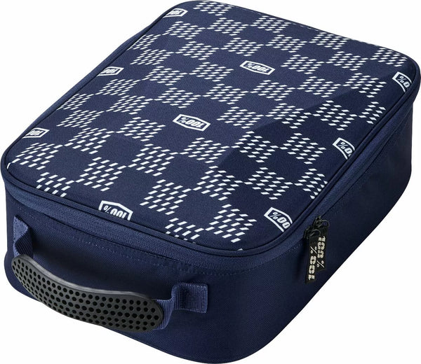 100% LOUIS GOGGLE CASE NAVY/GR 29000-00003