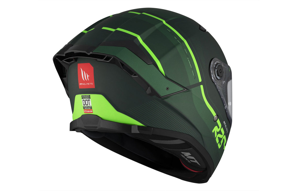 Mt Helmets Integral MC Helmet Thunder 4 SV R25 Green