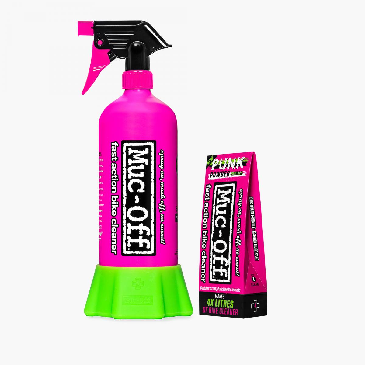 Muc-Off Bottle for Life Bundle - Aluminium Bottle/Punk Powder