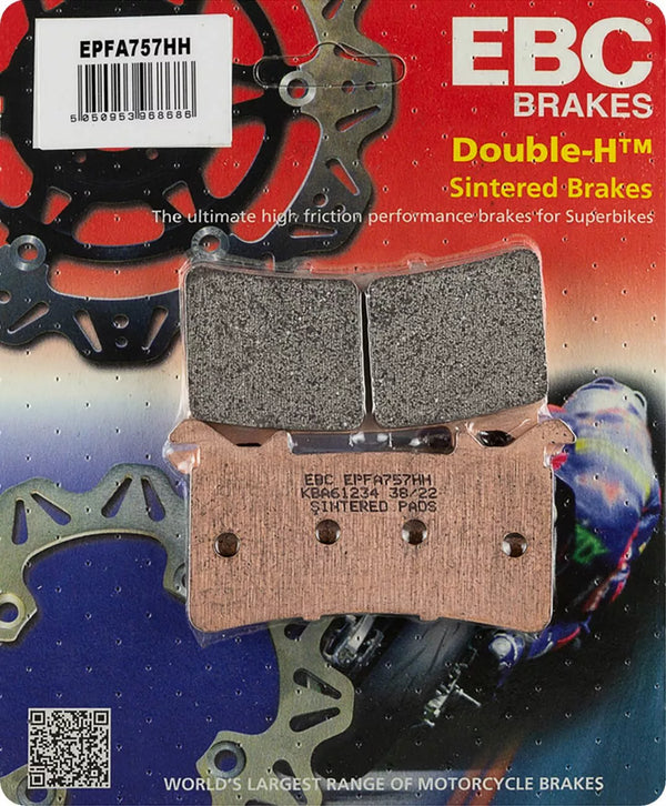 EBC BRAKE PAD EPFA SIN EXT PR EPFA757HH
