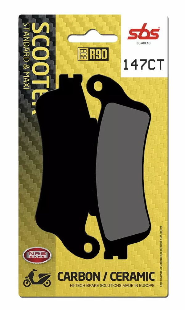 SBS BRAKE PAD CAR/CER SCOOT 147CT