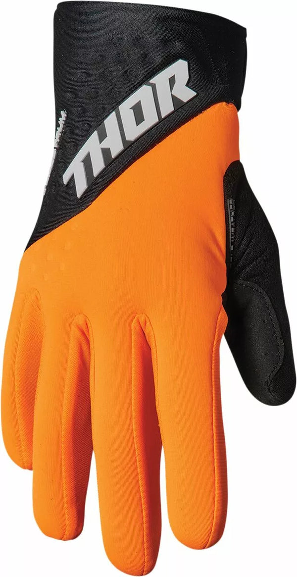THOR GLOVE SPECT COLD OR/BK LG 3330-6749