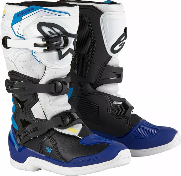 ALPINESTARS(MX) BOOT TECH3S YTH WT/BK/B 6 2014024-2179-6
