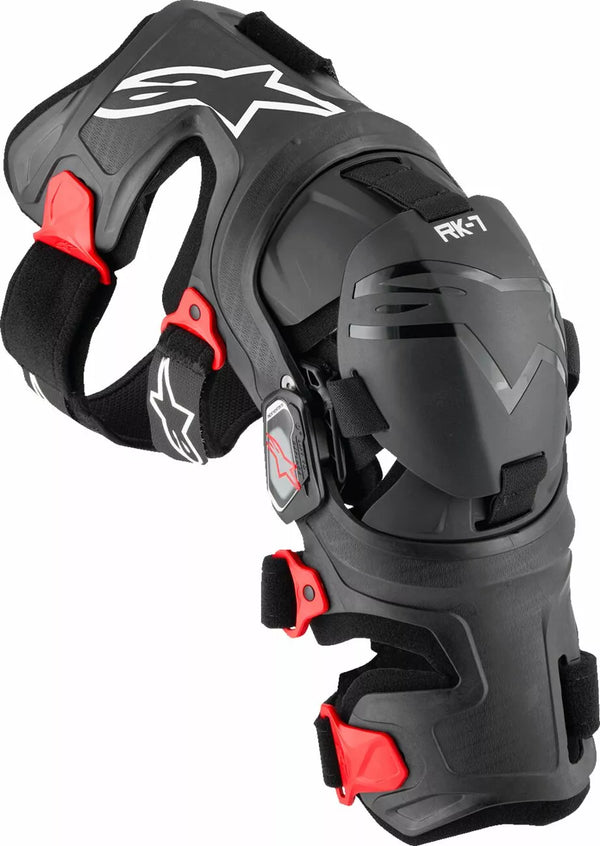 ALPINESTARS(MX) KNEEBRACE RK-7 PLASMA BLK/RD M 6500825-13-M
