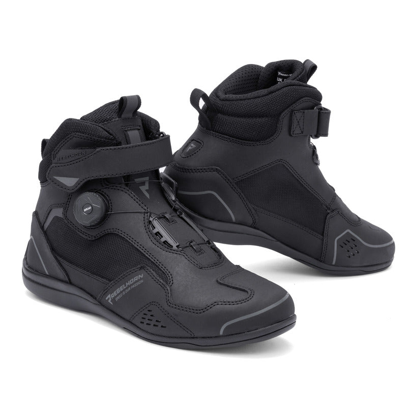 Rebelhorn Unisex Mc-Skor Spark II Svart