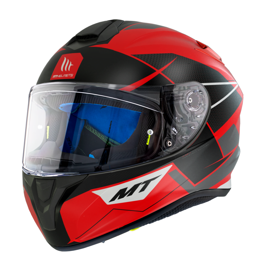 MT Helmets Integral Mc-Hjälm Targo Podium Rojo