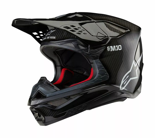 ALPINESTARS(MX) HELMET SM10 SOLID CARB 2X 8300123-1188-2X