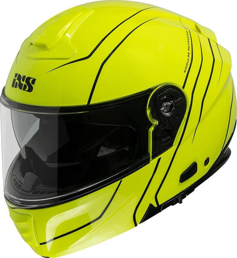 IXS OPENABLE MC Helmet 460 FG 2.0 FLU /Black