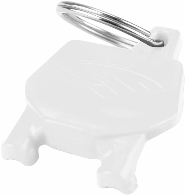 CYCRA CYCRA PLATE# KEY-RING WH 1CYC-0002-42