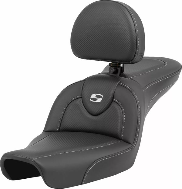 SADDLEMEN SEAT ROADSOFA CF WITH BACKREST 896-04-185BR