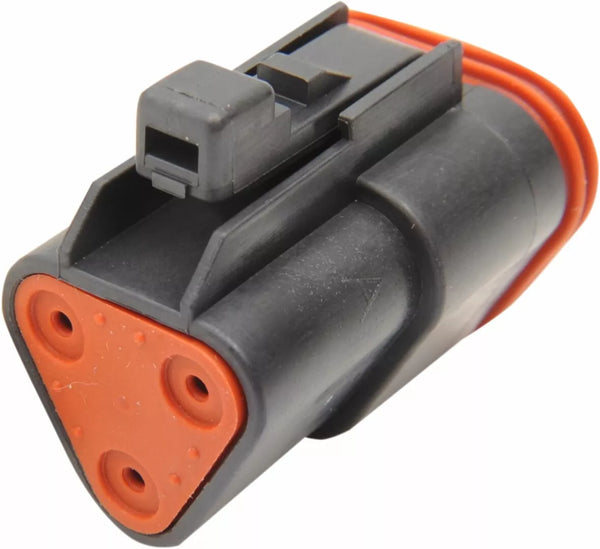 NAMZ PLUG DEUTSCH BLACK 3 PIN DP-3B