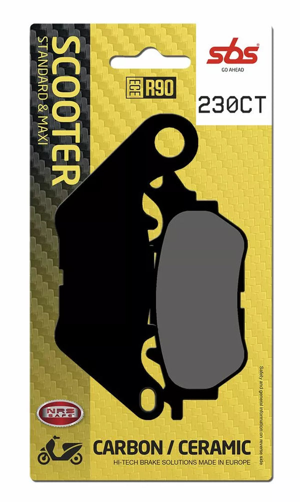 SBS BRAKE PAD CAR/CER SCOOT 230CT