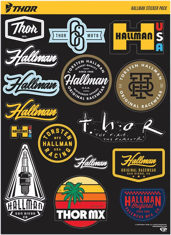 THOR-HALLMAN DECAL SHEET S20 HALLMAN 4320-2182
