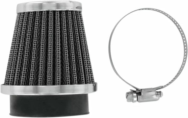 EMGO AIR FILTER CHROME END 54MM 12-55754
