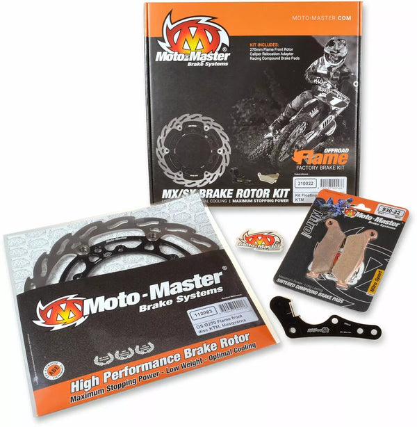 MOTO-MASTER BRAKE KIT FRONT FLOAT 270MM 310020