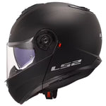 LS2 Openable MC Helmet Strobe II Black