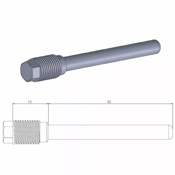 Moto-Master Brake Pad Pin 213020