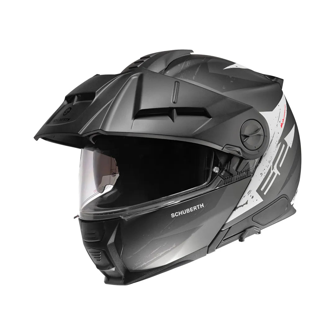 Schuberth Öppningsbar Mc-Hjälm E2 Explorer Grå