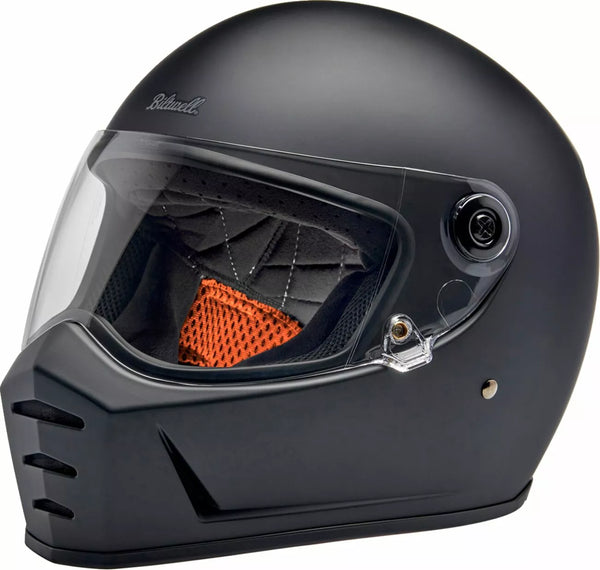 BILTWELL HELMET LANESPLTR F BLK 2X 1004-201-506