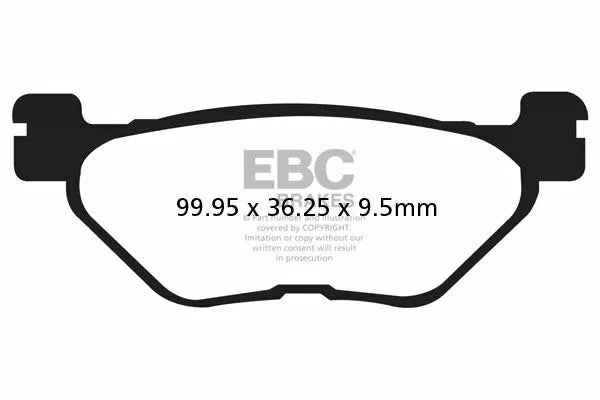 EBC BRAKE PAD VEE SEMISNTRD FA319/2V