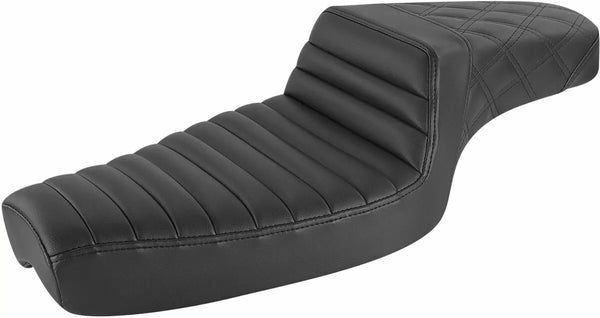 SADDLEMEN SEAT STEPUP TR LS BLCK 879-03-176