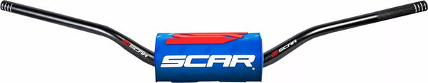SCAR HANDLEBAR O2 HI BK/BL PAD S9152BL
