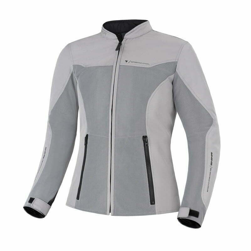 Shima lady textile mc jacket openair gray