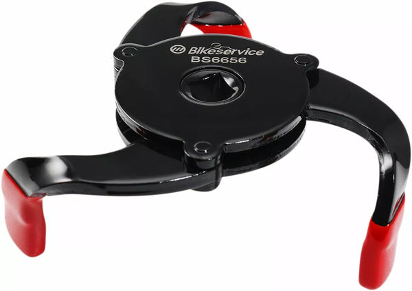 BIKESERVICE OIL FILTER 3 LEG WRENCH BS6656