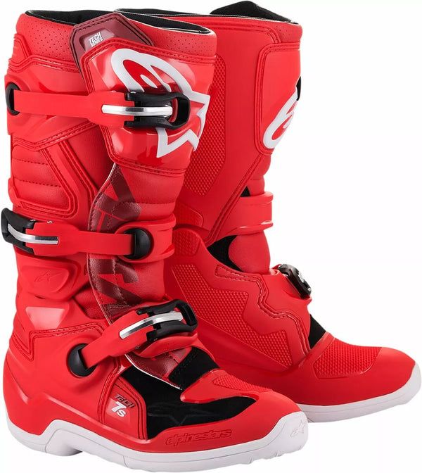 ALPINESTARS(MX) BOOT TECH7S RED 4 2015017-30-4