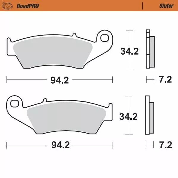 Moto-Master Brake Pad Sinter Front 403901