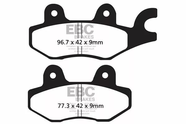 EBC BRAKE PAD CARBON SCOOTER SFAC197