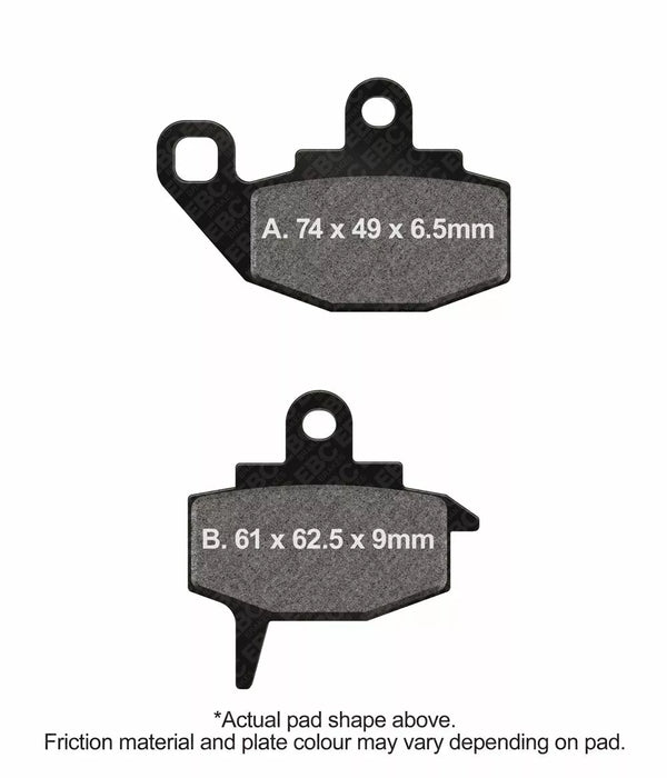 EBC BRAKE PAD EBC FA130TT FA130TT