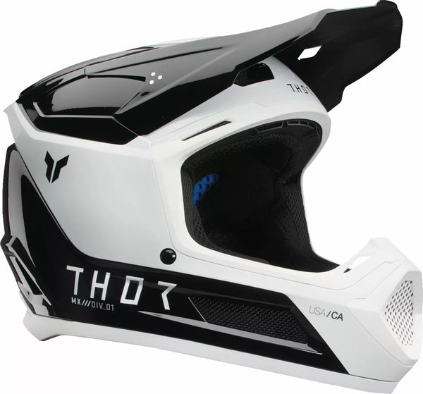 THOR HELMET FLEET YTH STORM BK/WH M 0111-1687