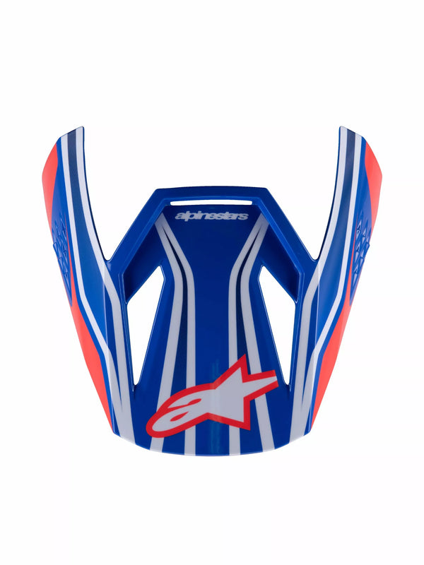 ALPINESTARS(MX) VISOR SM3 WURX BLUE/RED/WT/BK 8980725-7312-