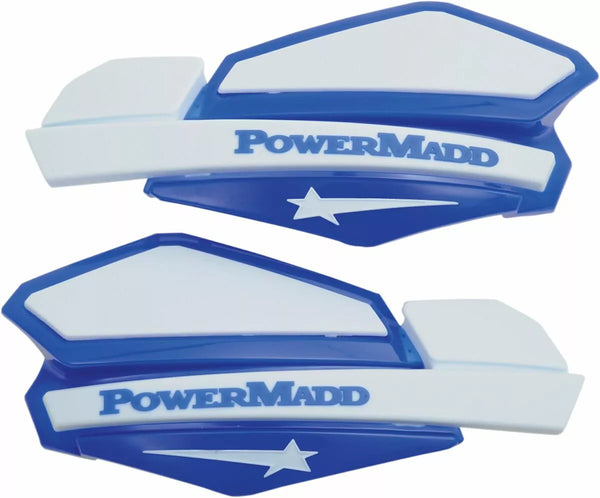 POWERMADD HANDGUARDS STAR BL/WT 34221