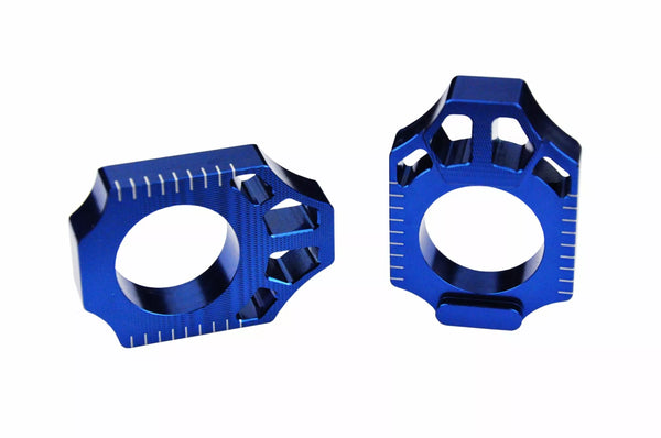 SCAR AXLE BLOCKS KTM BLUE AB503B