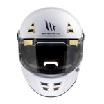 MT Helmets Integral Mc-Hjälm Jarama A0 Pearl White