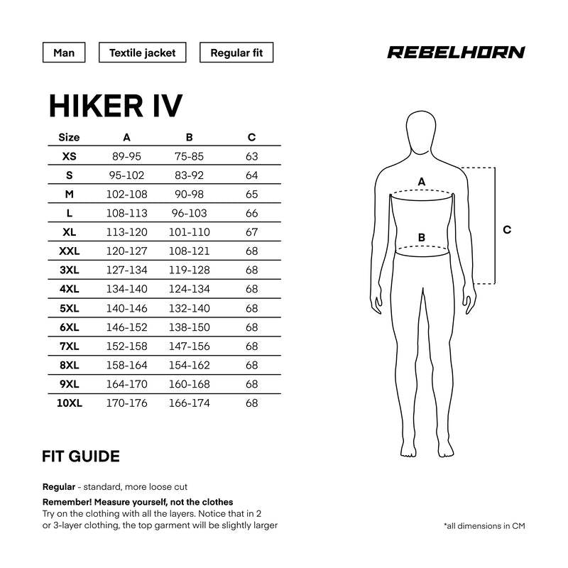 Rebelhorn Textil Mc-Jacka Hiker IV Titanium