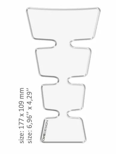 ONEDESIGN TANK PAD GOLD SHAPE TRANSP CGMEDTP
