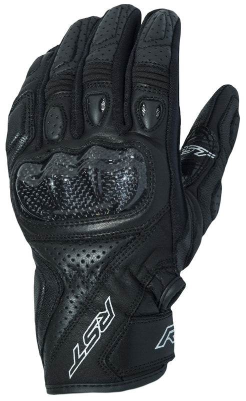 RST Stunt 3 CE Gloves Leather/Textile - Black 102123BLK-12