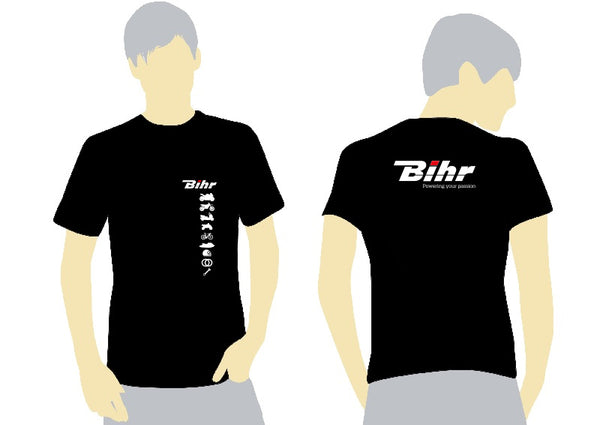BIHR T-Shirt Black 2019 - Size MATOMIC150M