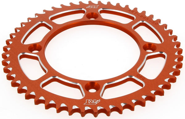 ART Aluminium Ultra-Light Self-Cleaning Rear Sprocket 895 - 520 ART-895A-50-ORANGE