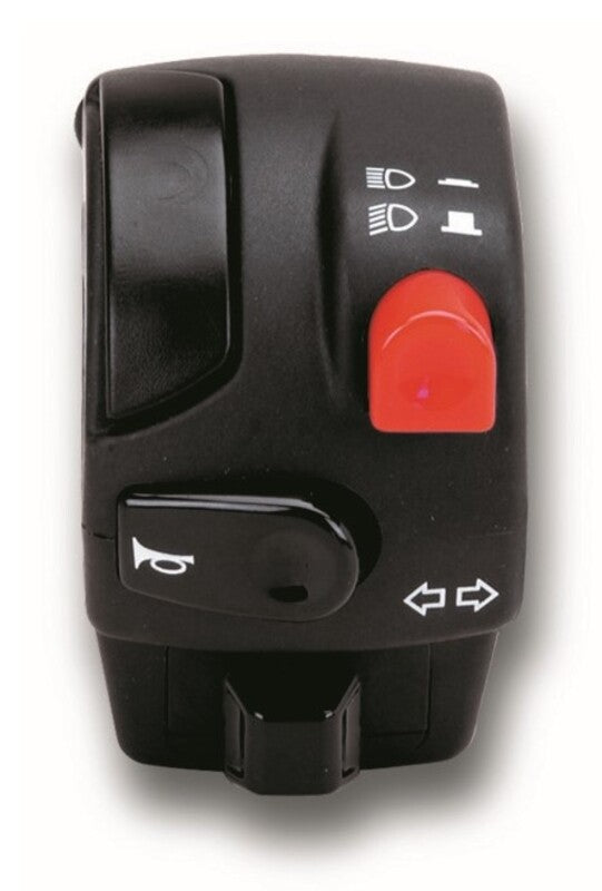 Signal Switch DOMINO Left black 0068AA.9A.04-04