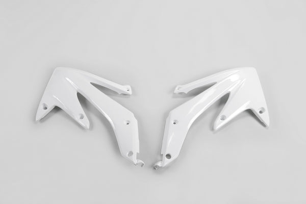 UFO Radiator Covers White Honda CRF450R HO03655#041