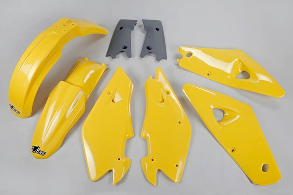 UFO Plastic Kit OEM Color Yellow/Grey Husqvarna CR125/250 HUKIT600@999
