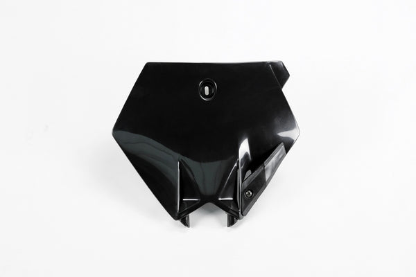 UFO Front Number Plate Black KTM SX85 KT03078#001 