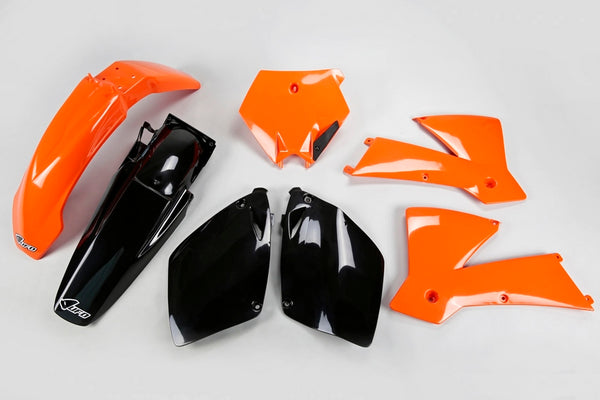 UFO Plastic Kit OEM Color Orange/Black KTM KTKIT501B@999