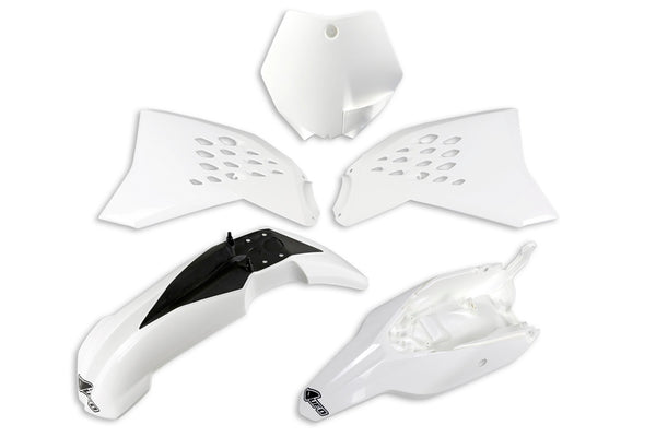 UFO PLASTIC KIT WHITE KTM SX 65 KTKIT525@047