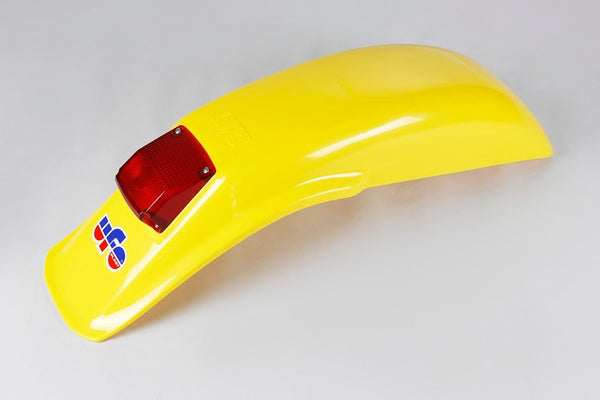 Ufo enduro rear fender + light yellow me08027#d