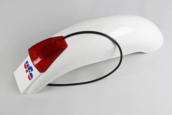 UFO Fantic Rear Fender + Light White ME08031#W